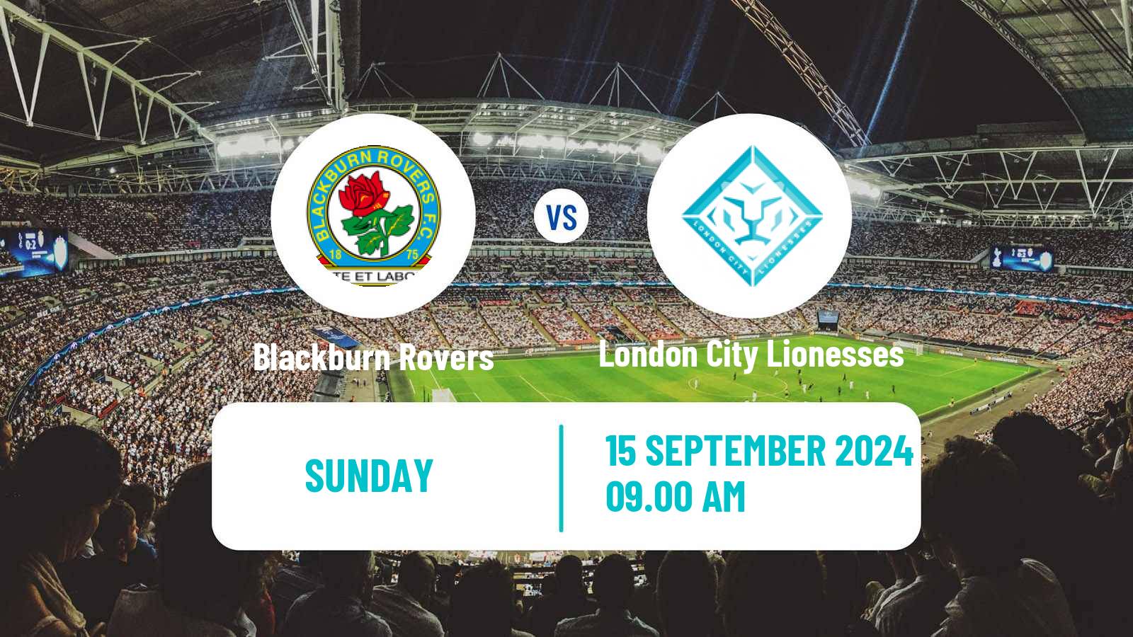 Soccer English Women Championship Blackburn Rovers - London City Lionesses