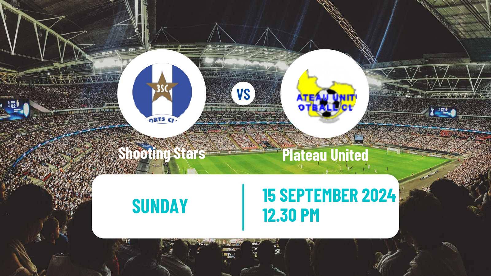 Soccer Nigerian Premier League Shooting Stars - Plateau United