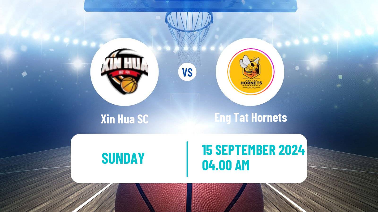 Basketball Singapore NBL Xin Hua - Eng Tat Hornets