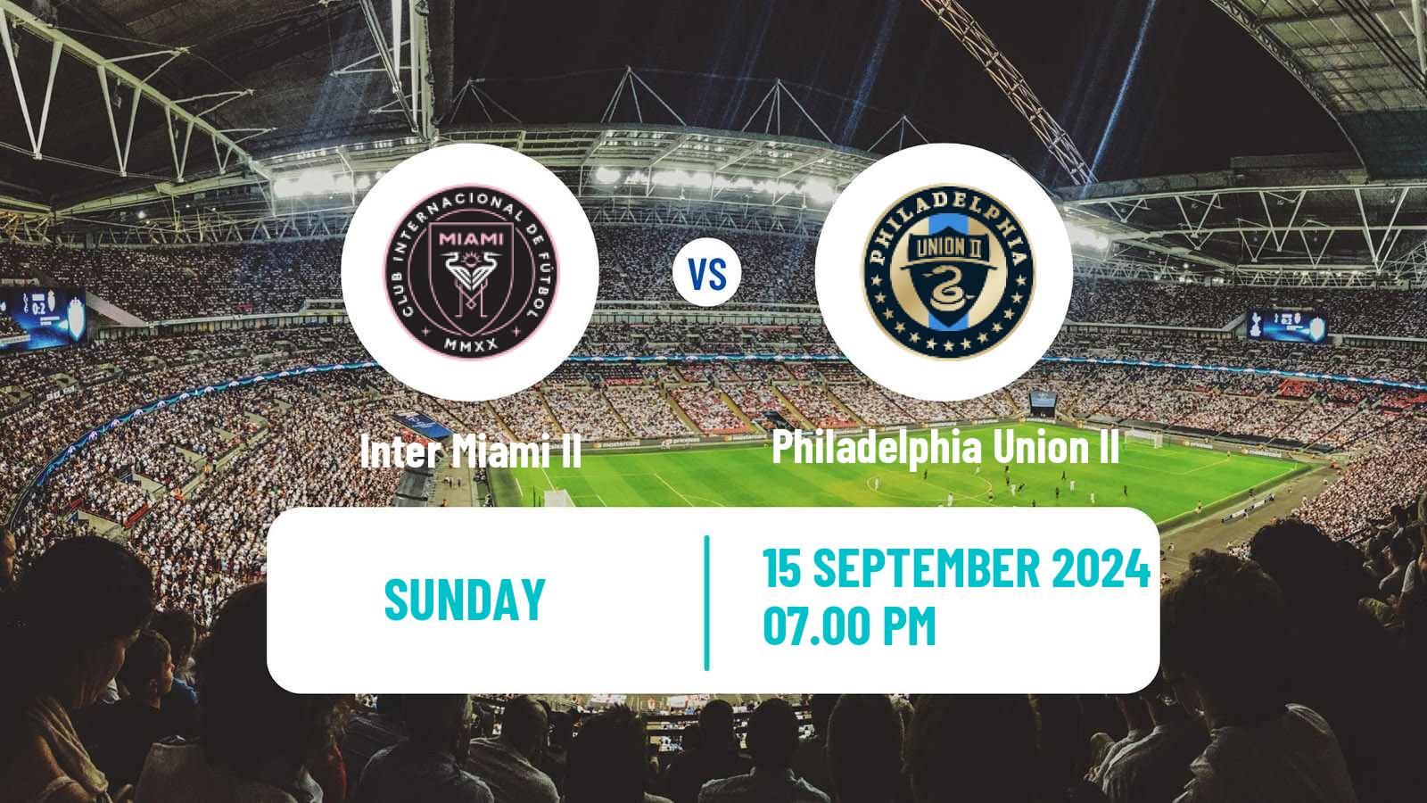 Soccer MLS Next Pro Inter Miami II - Philadelphia Union II