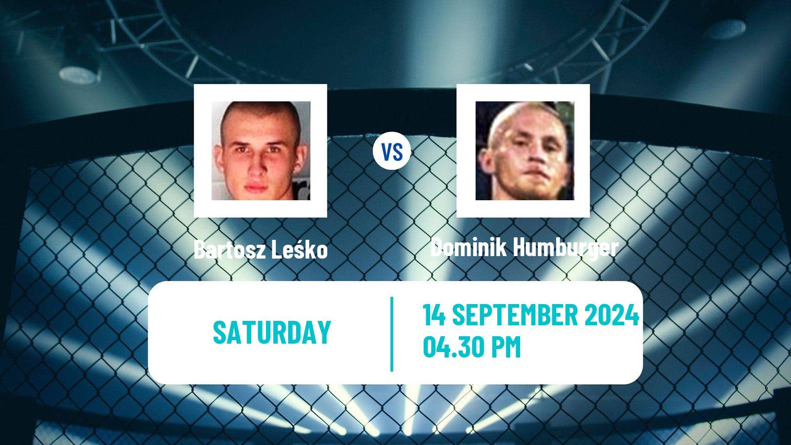 MMA Light Heavyweight Ksw Men Bartosz Leśko - Dominik Humburger