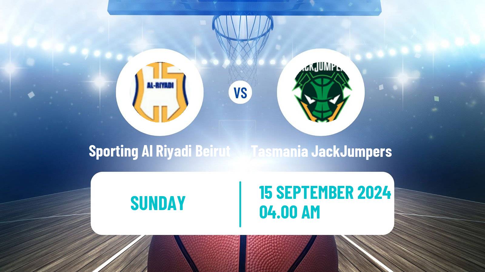 Basketball Basketball Intercontinental Cup Sporting Al Riyadi Beirut - Tasmania JackJumpers