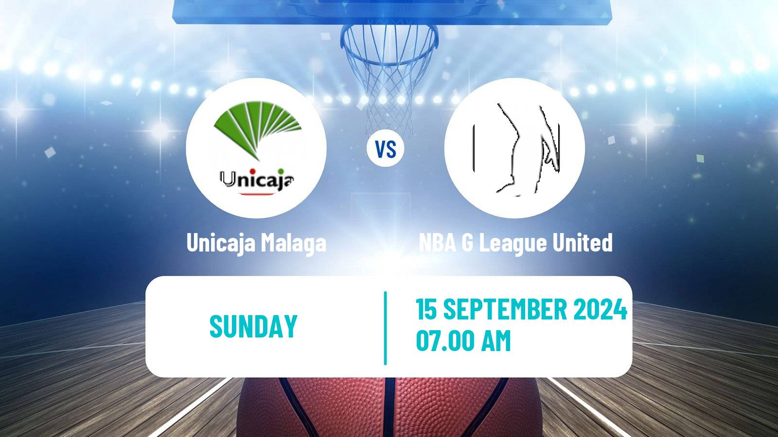 Basketball Basketball Intercontinental Cup Unicaja Malaga - NBA G League United