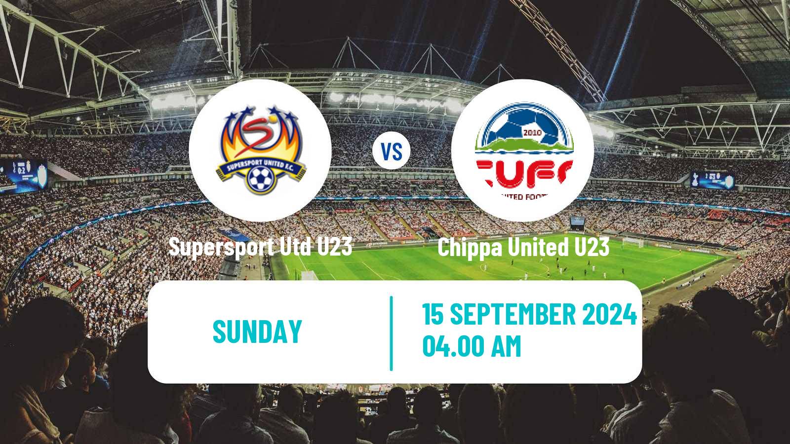 Soccer South African Diski Challenge Supersport Utd U23 - Chippa United U23