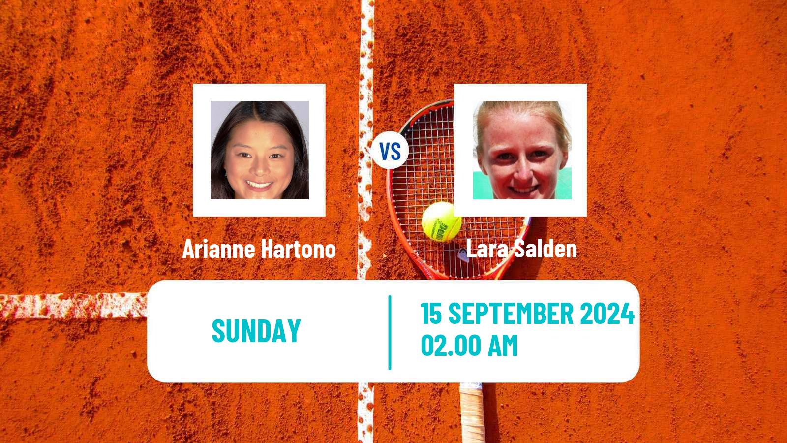 Tennis WTA Hua Hin 2 Arianne Hartono - Lara Salden