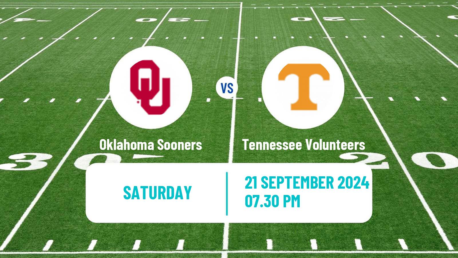 American football NCAA College Football Oklahoma Sooners - Tennessee Volunteers