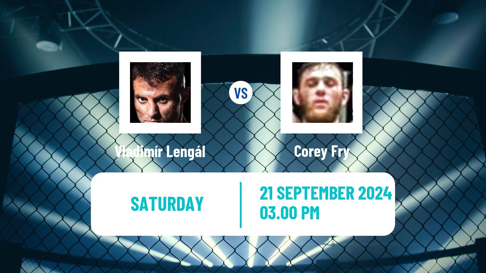 MMA Featherweight Oktagon Men Vladimír Lengál - Corey Fry