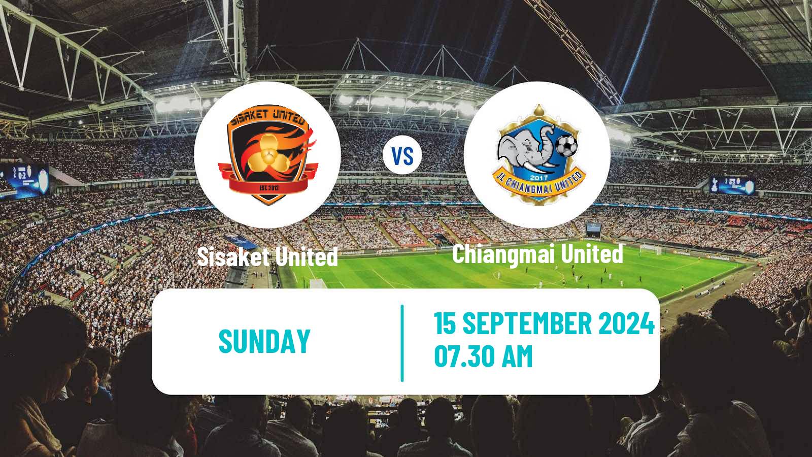 Soccer Thai League 2 Sisaket United - Chiangmai United