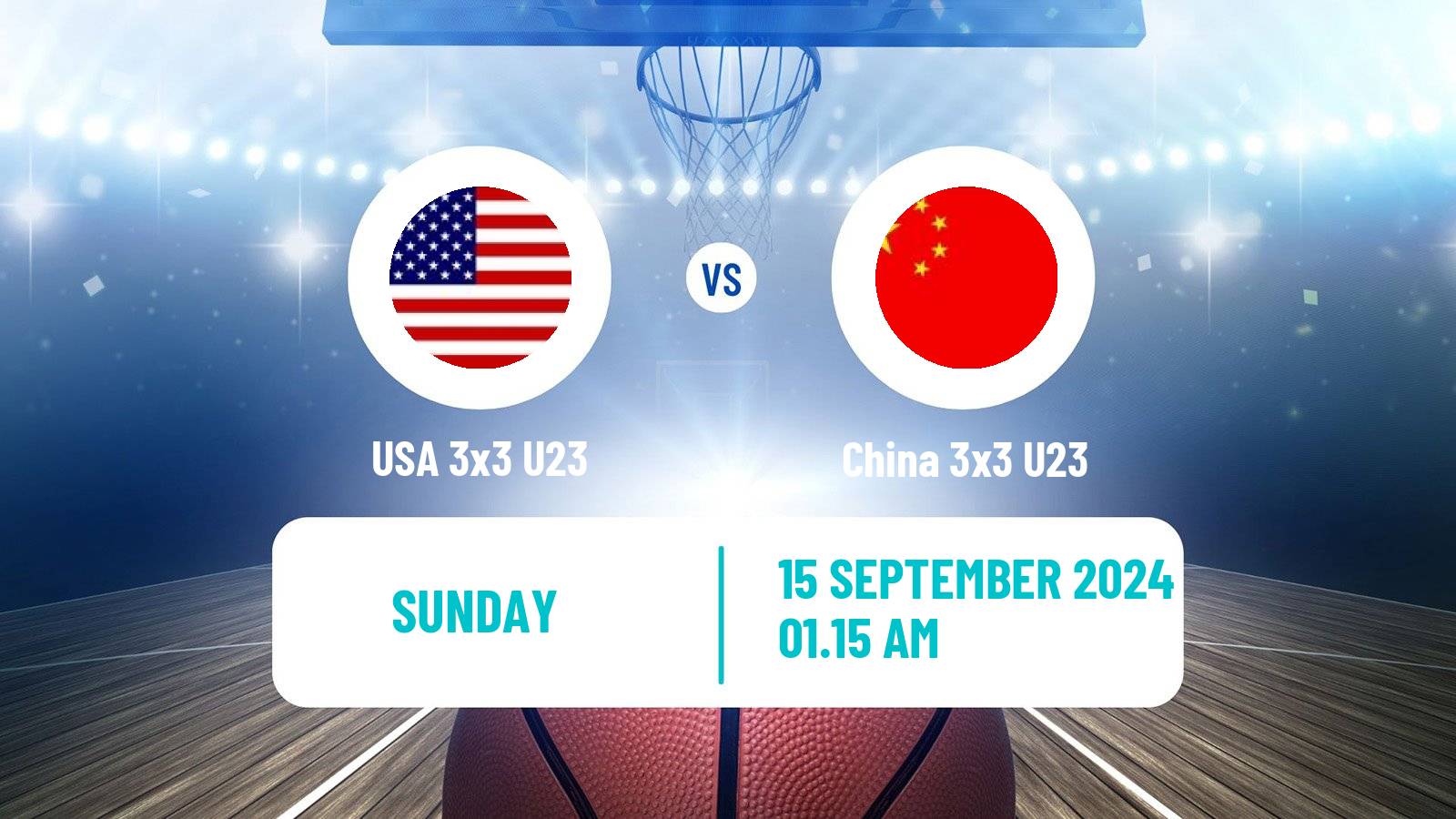 Basketball World Cup Basketball 3x3 U23 USA 3x3 U23 - China 3x3 U23