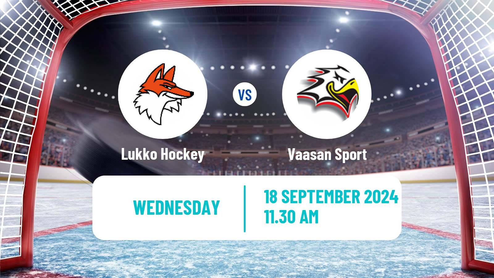 Hockey Finnish SM-liiga Lukko - Vaasan Sport