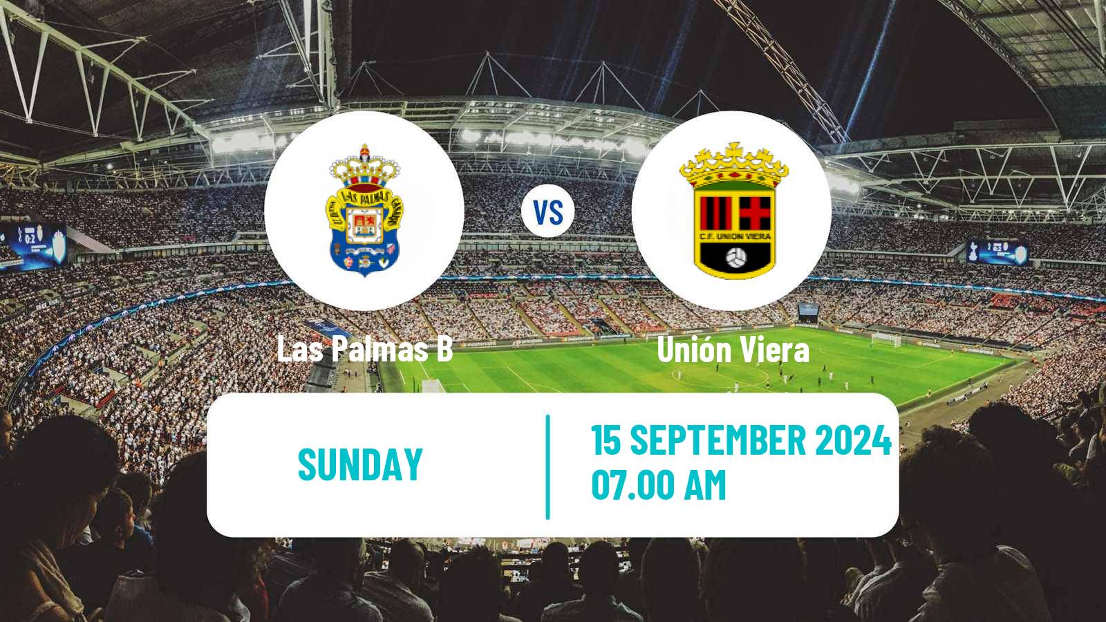 Soccer Spanish Tercera RFEF - Group 12 Las Palmas B - Unión Viera