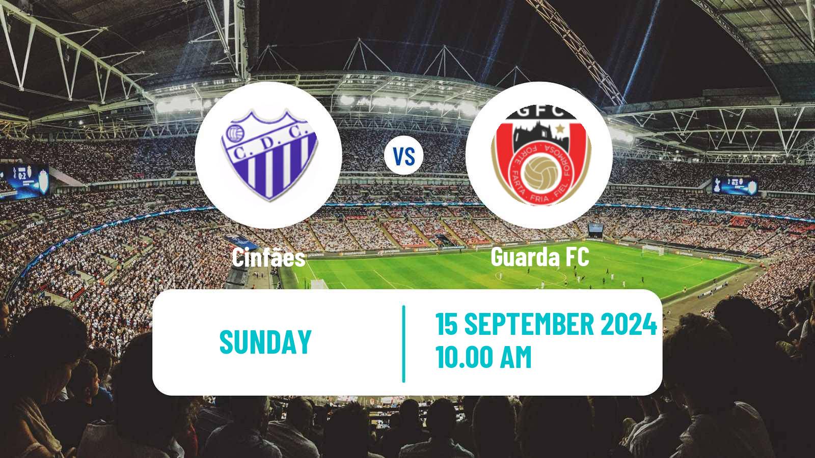 Soccer Campeonato de Portugal Cinfães - Guarda FC