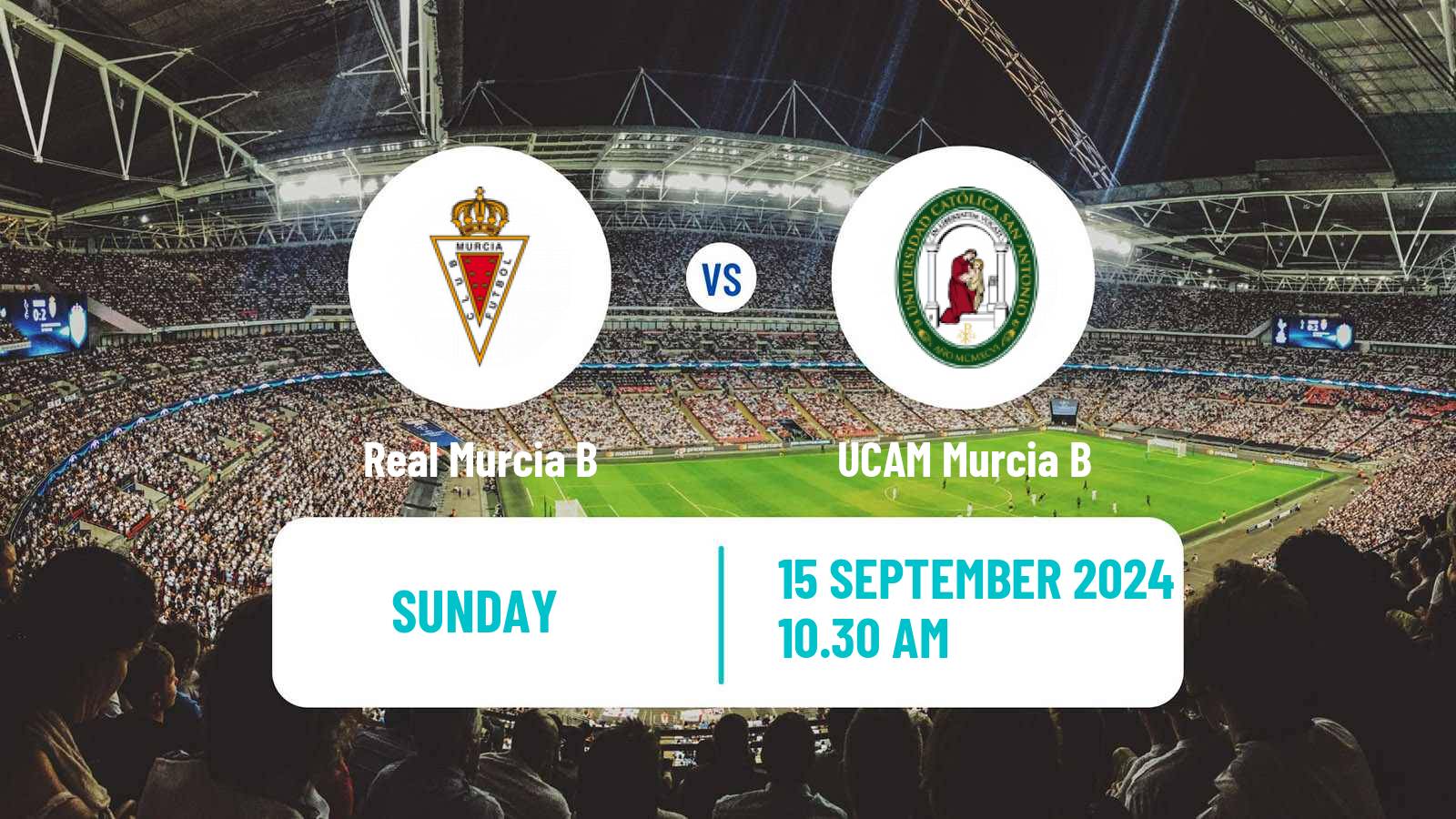 Soccer Spanish Tercera RFEF - Group 13 Real Murcia B - UCAM Murcia B