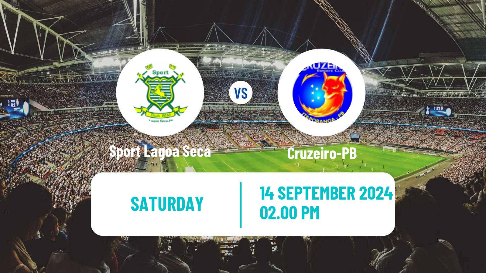 Soccer Brazilian Campeonato Paraibano 2 Sport Lagoa Seca - Cruzeiro-PB