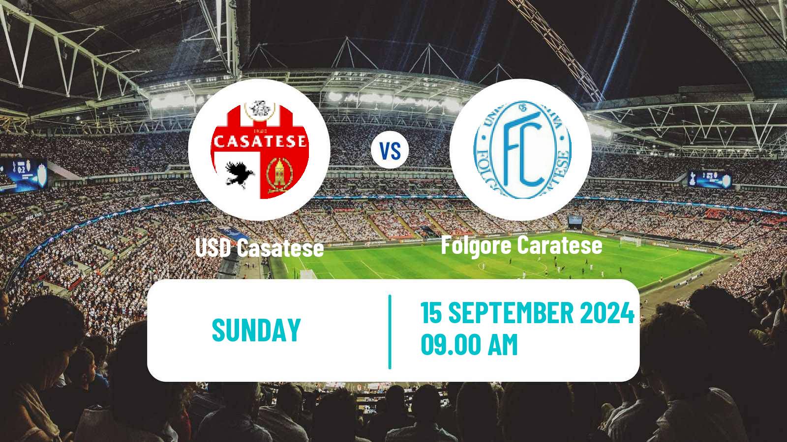 Soccer Italian Serie D - Group B Casatese - Folgore Caratese