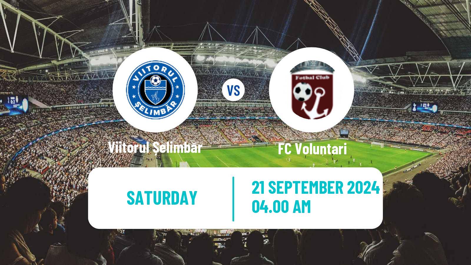 Soccer Romanian Division 2 Viitorul Șelimbăr - Voluntari