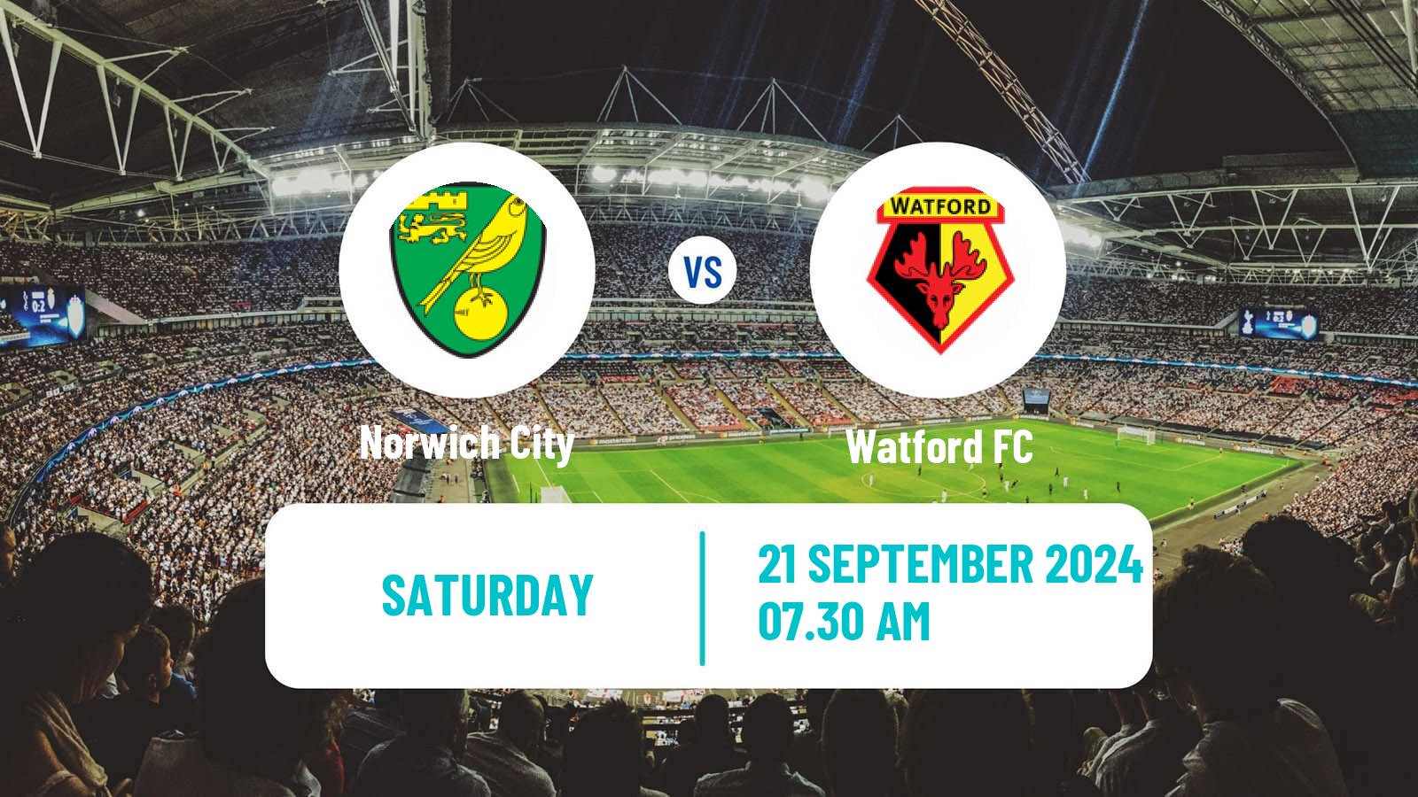 Soccer English League Championship Norwich City - Watford