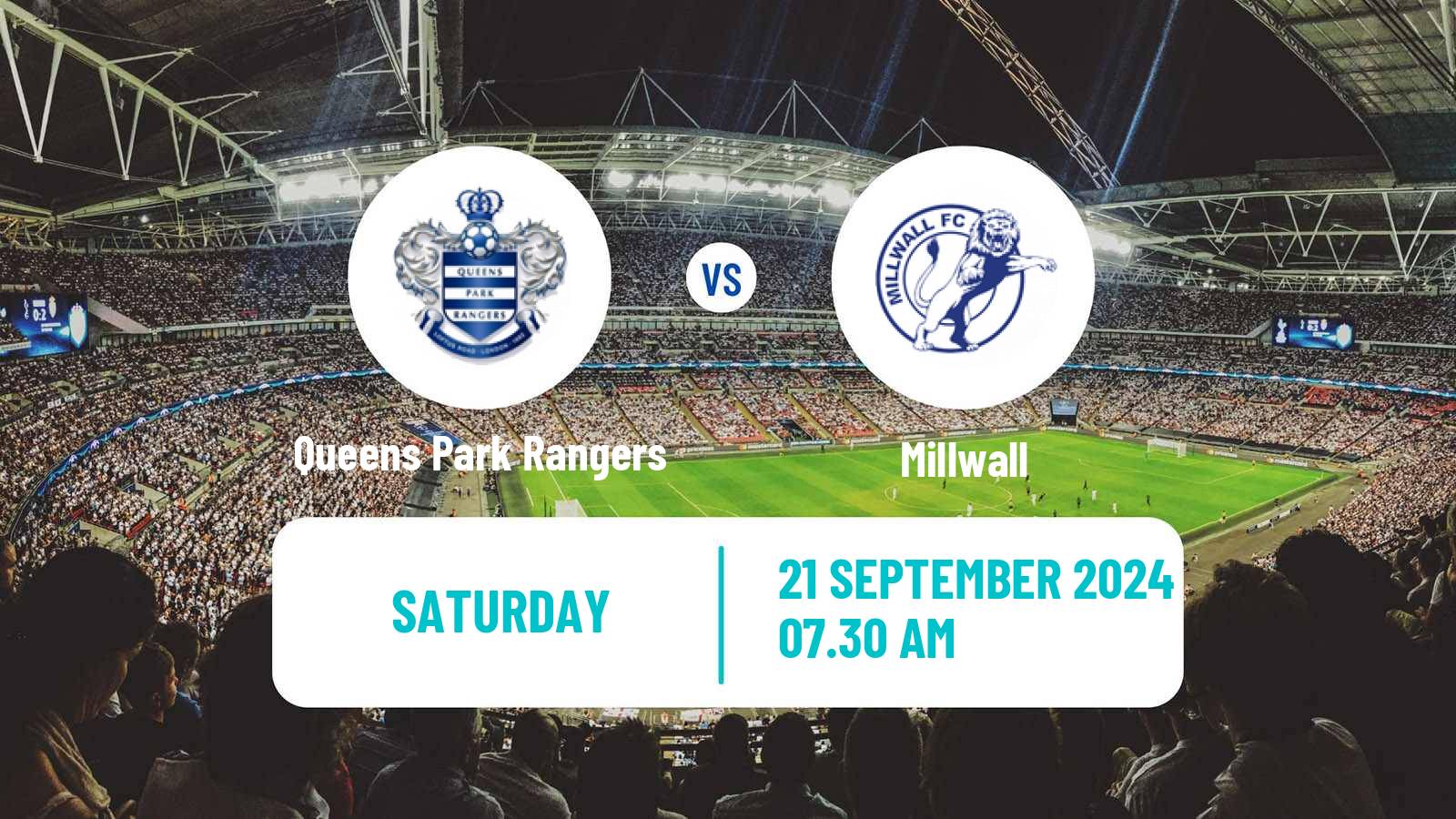 Soccer English League Championship Queens Park Rangers - Millwall