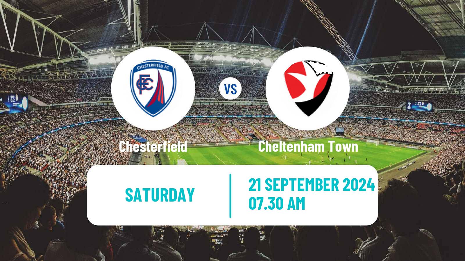 Soccer English League Two Chesterfield - Cheltenham Town