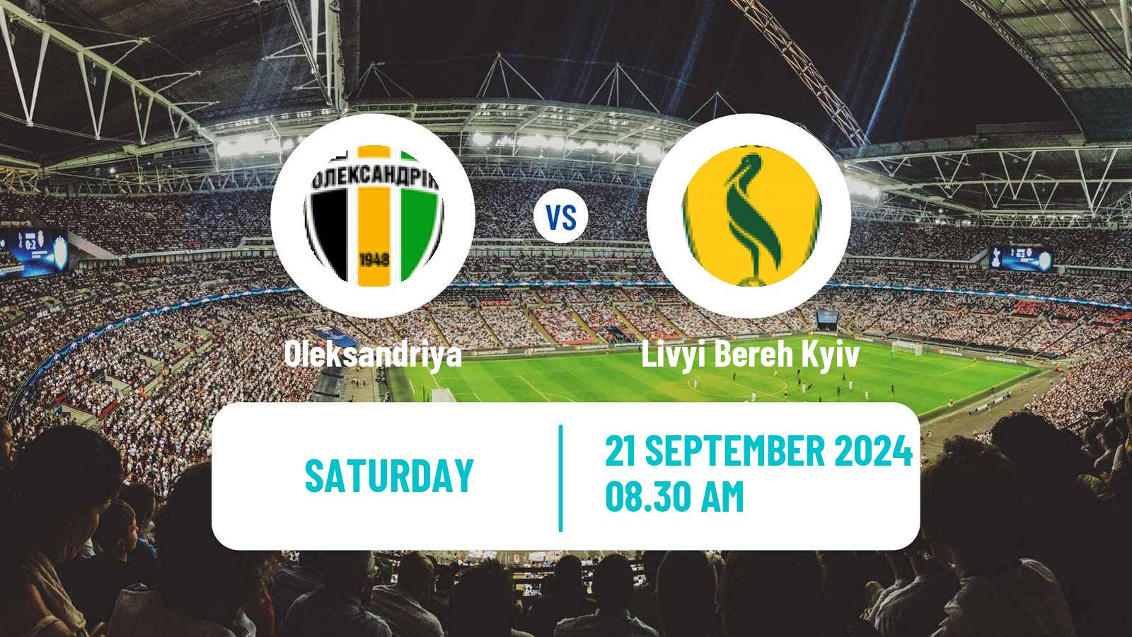 Soccer Ukrainian Premier League Oleksandriya - Livyi Bereh Kyiv