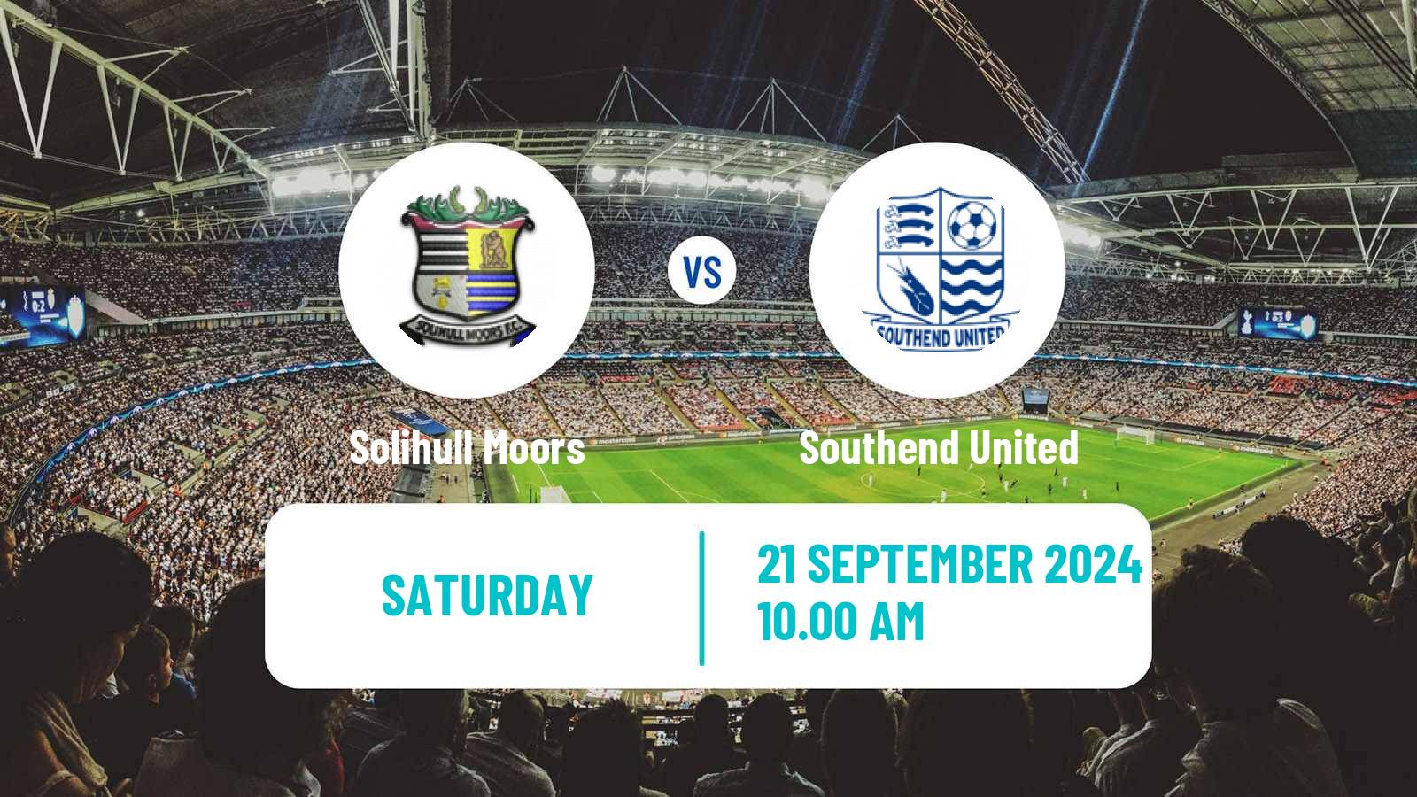 Soccer English National League Solihull Moors - Southend United