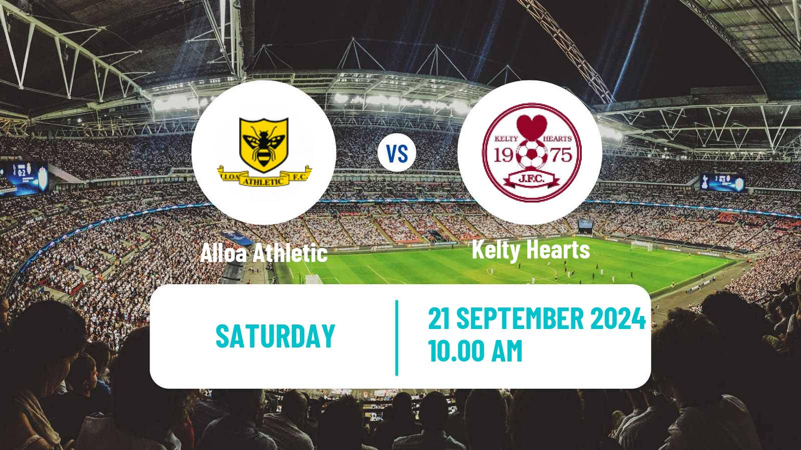 Soccer Scottish League One Alloa Athletic - Kelty Hearts