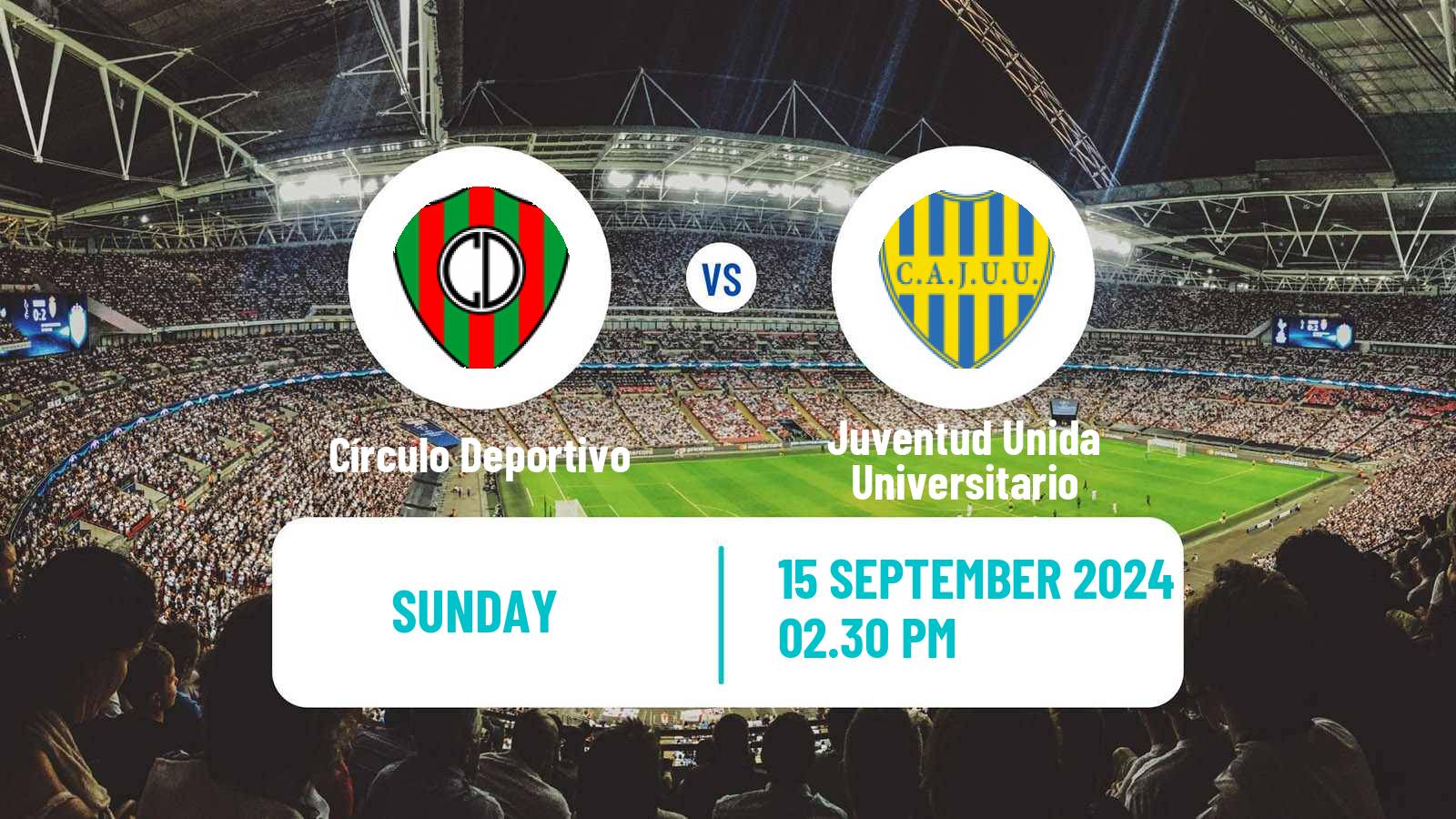 Soccer Argentinian Torneo Federal Círculo Deportivo - Juventud Unida Universitario