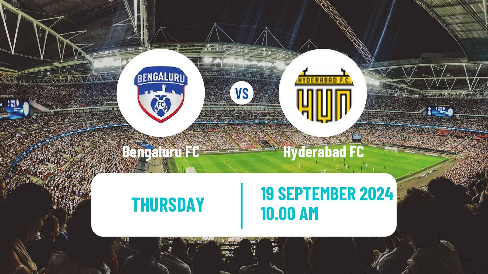 Soccer Indian ISL Bengaluru - Hyderabad