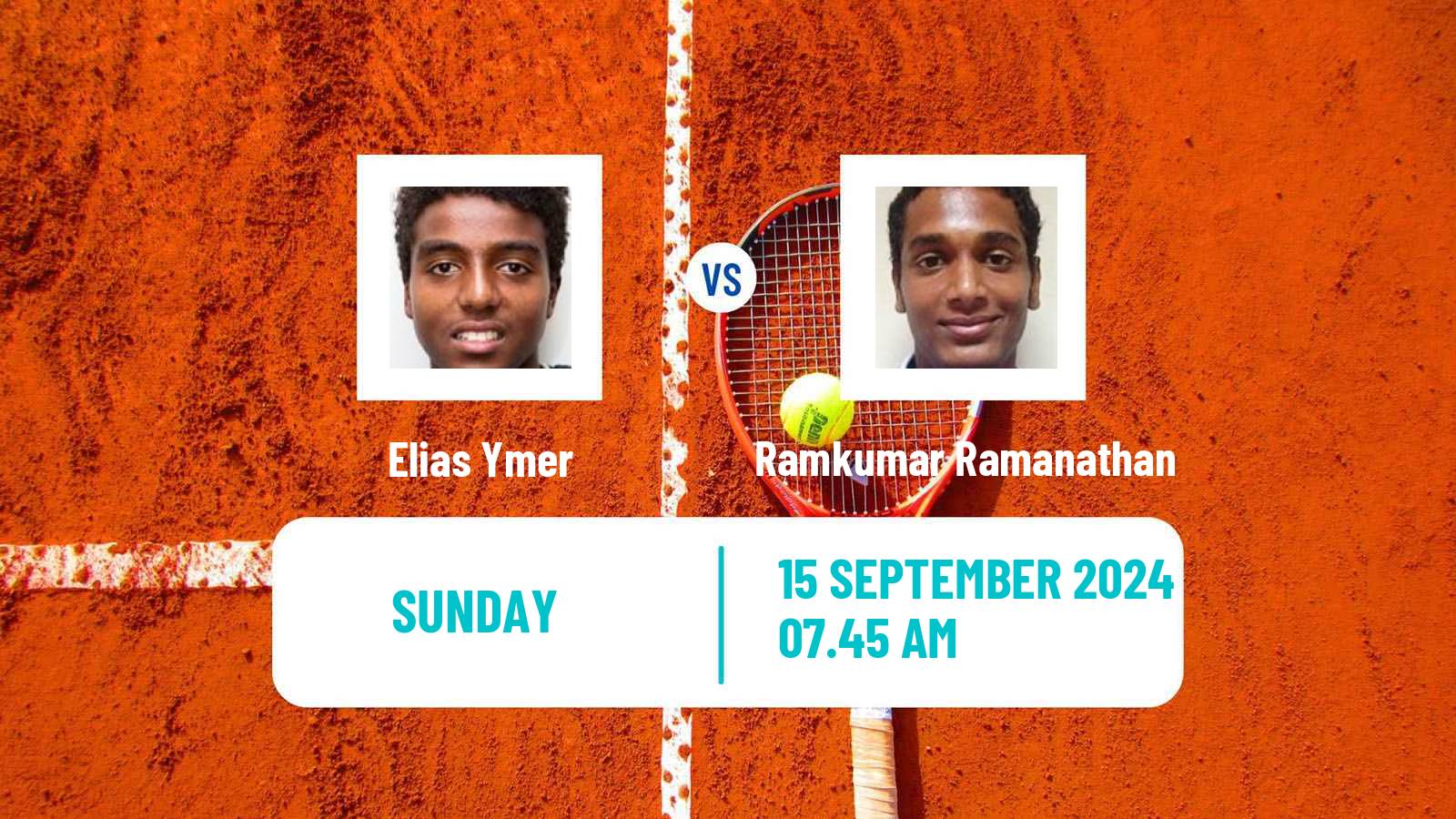 Tennis Davis Cup World Group I Elias Ymer - Ramkumar Ramanathan