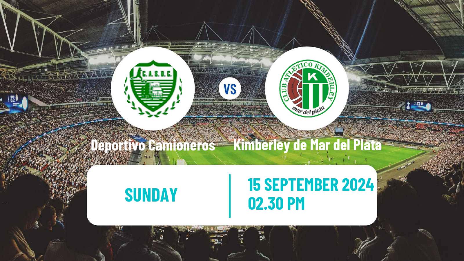 Soccer Argentinian Torneo Federal Deportivo Camioneros - Kimberley de Mar del Plata