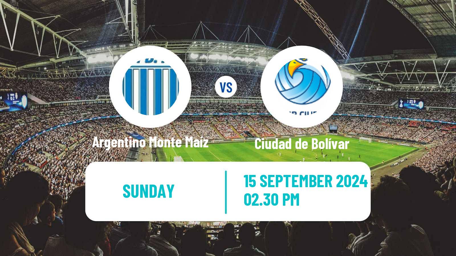 Soccer Argentinian Torneo Federal Argentino Monte Maíz - Ciudad de Bolívar