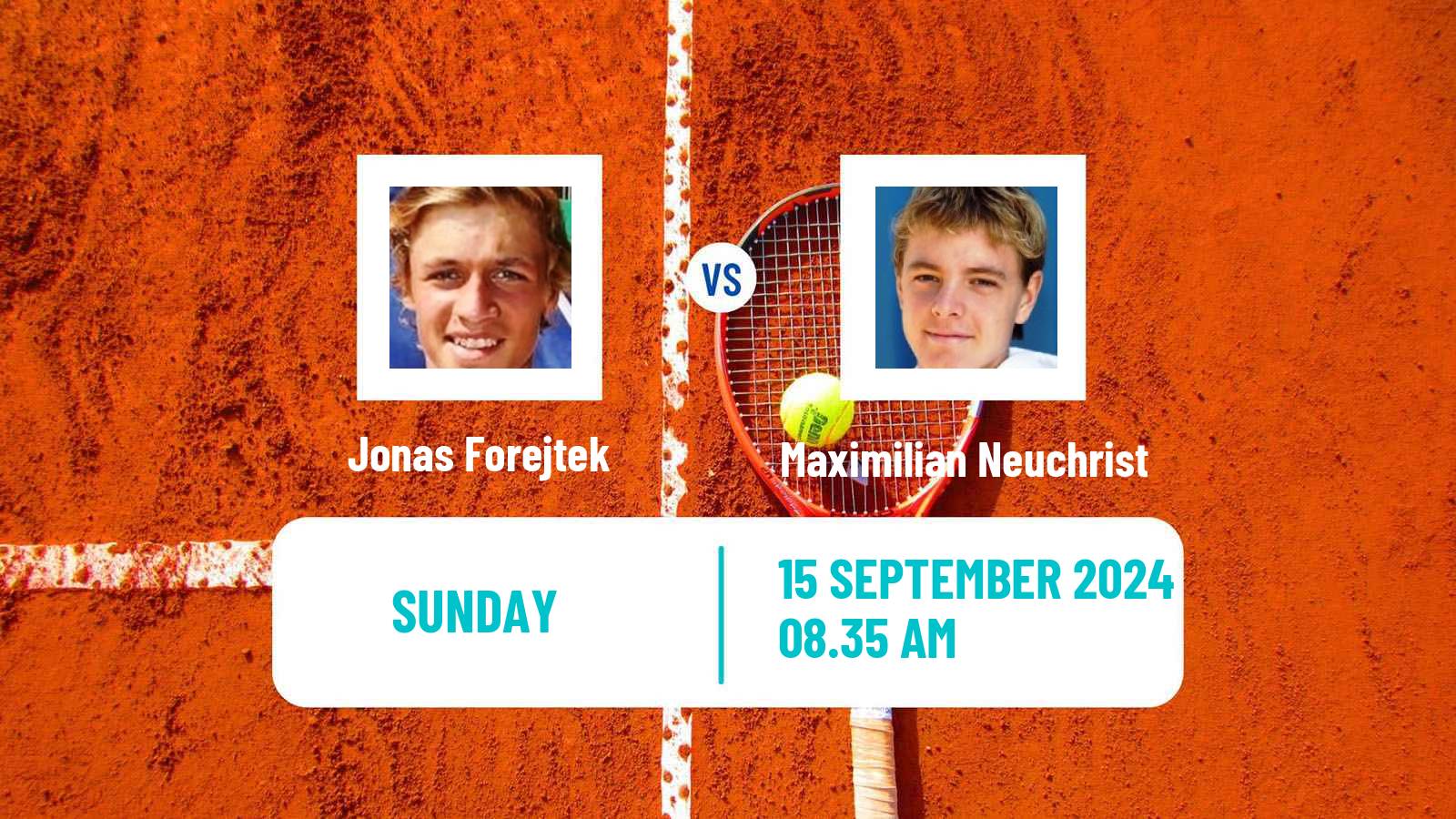 Tennis Bad Waltersdorf Challenger Men Jonas Forejtek - Maximilian Neuchrist