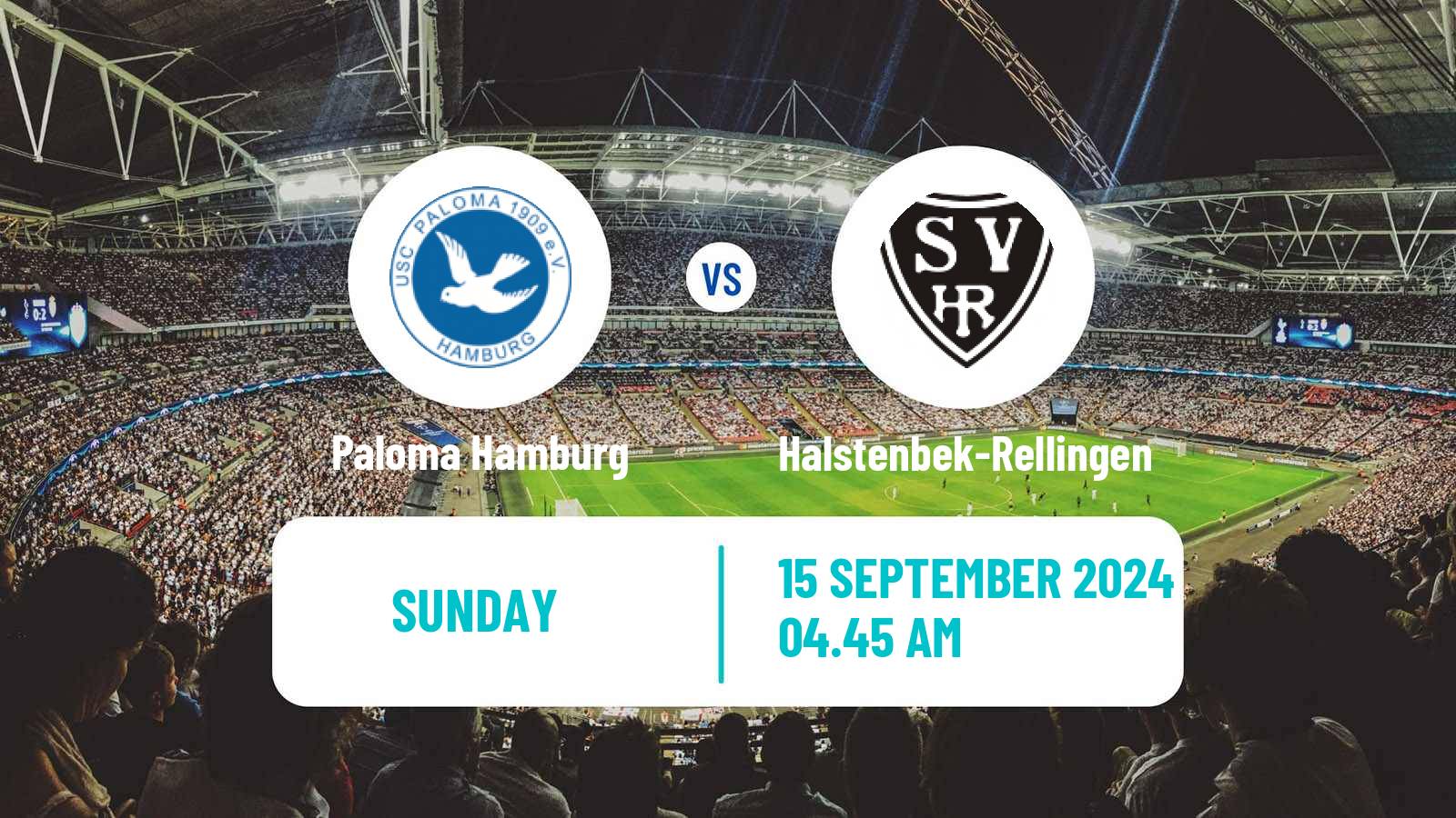 Soccer German Oberliga Hamburg Paloma Hamburg - Halstenbek-Rellingen