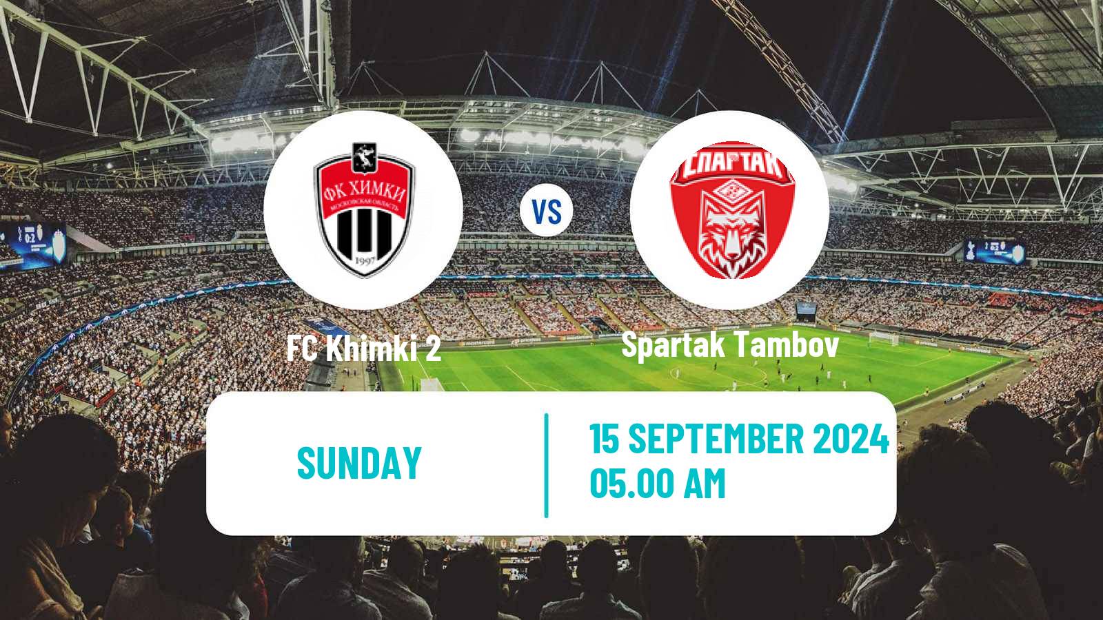 Soccer FNL 2 Division B Group 3 Khimki 2 - Spartak Tambov