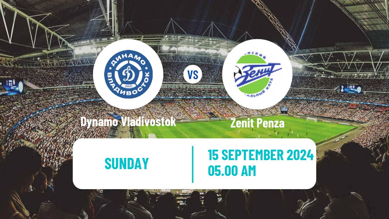 Soccer FNL 2 Division B Group 3 Dynamo Vladivostok - Zenit Penza