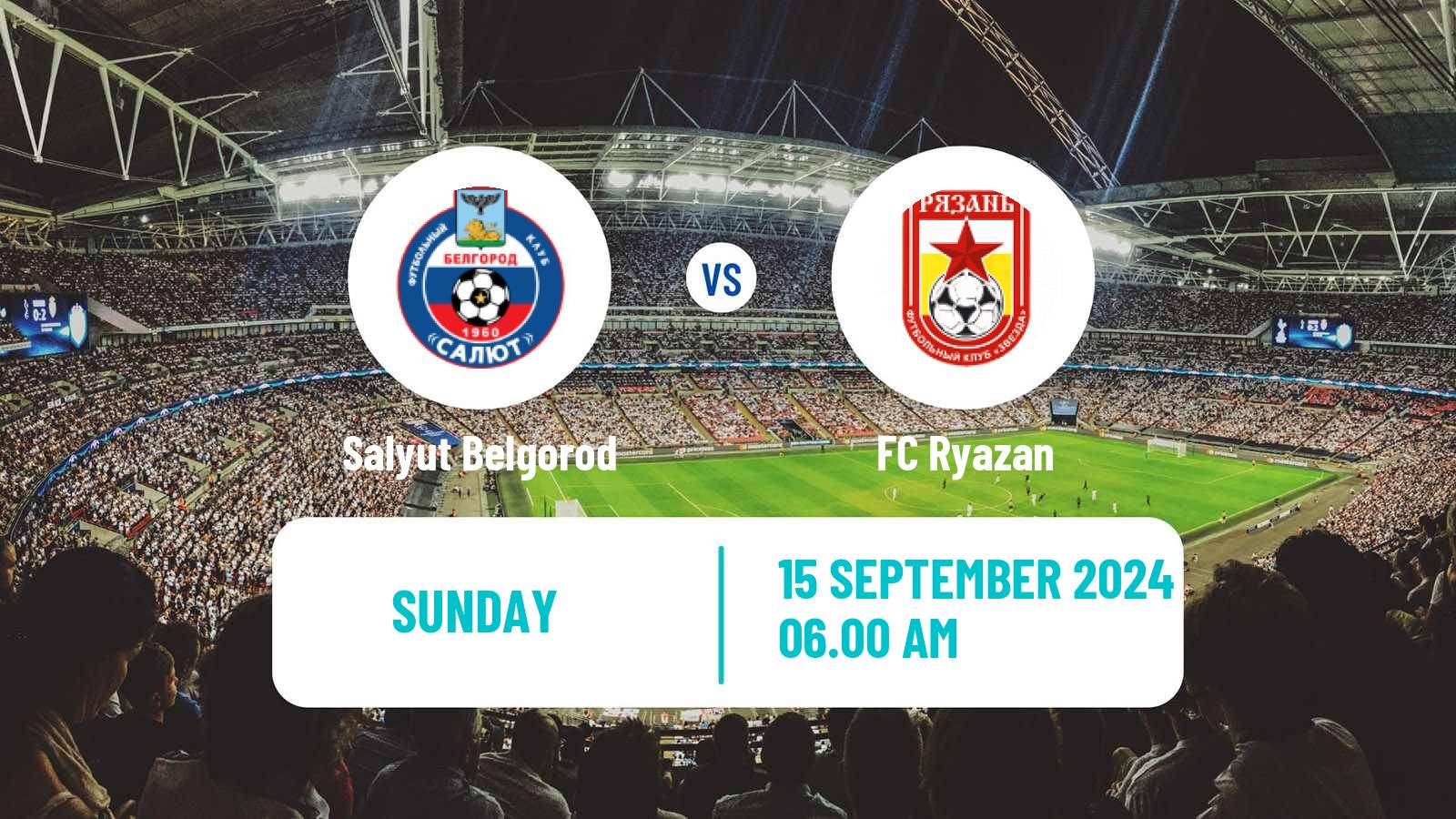 Soccer FNL 2 Division B Group 3 Salyut Belgorod - Ryazan