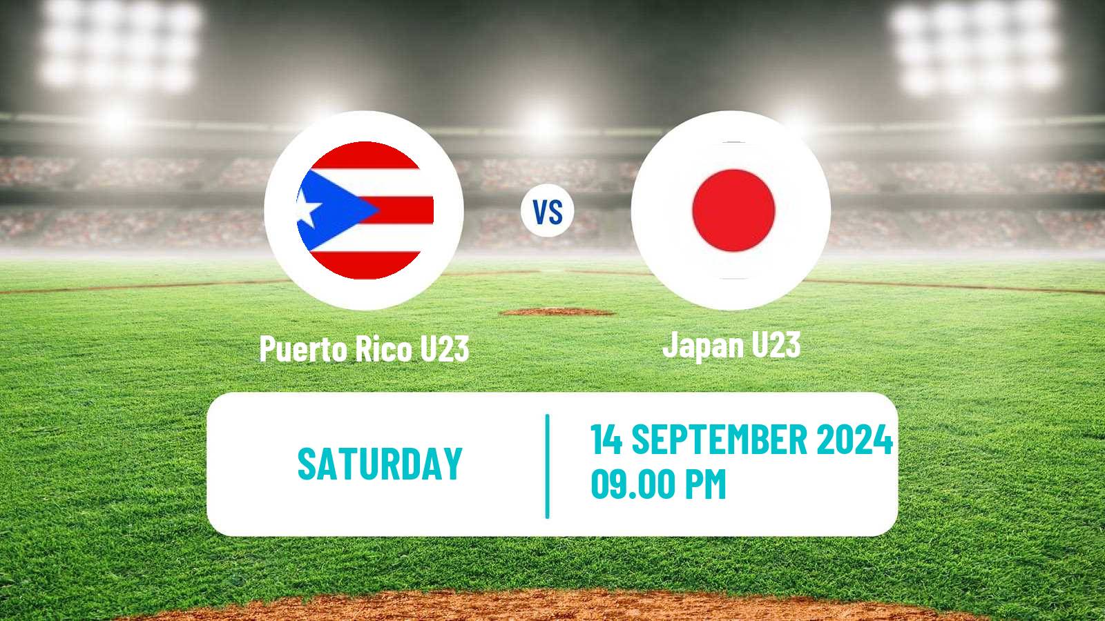 Baseball World Cup U23 Baseball Puerto Rico U23 - Japan U23