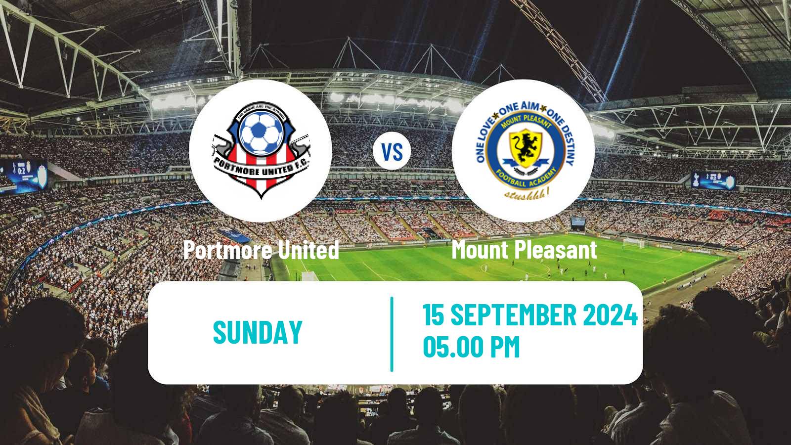 Soccer Jamaica National Premier League Portmore United - Mount Pleasant