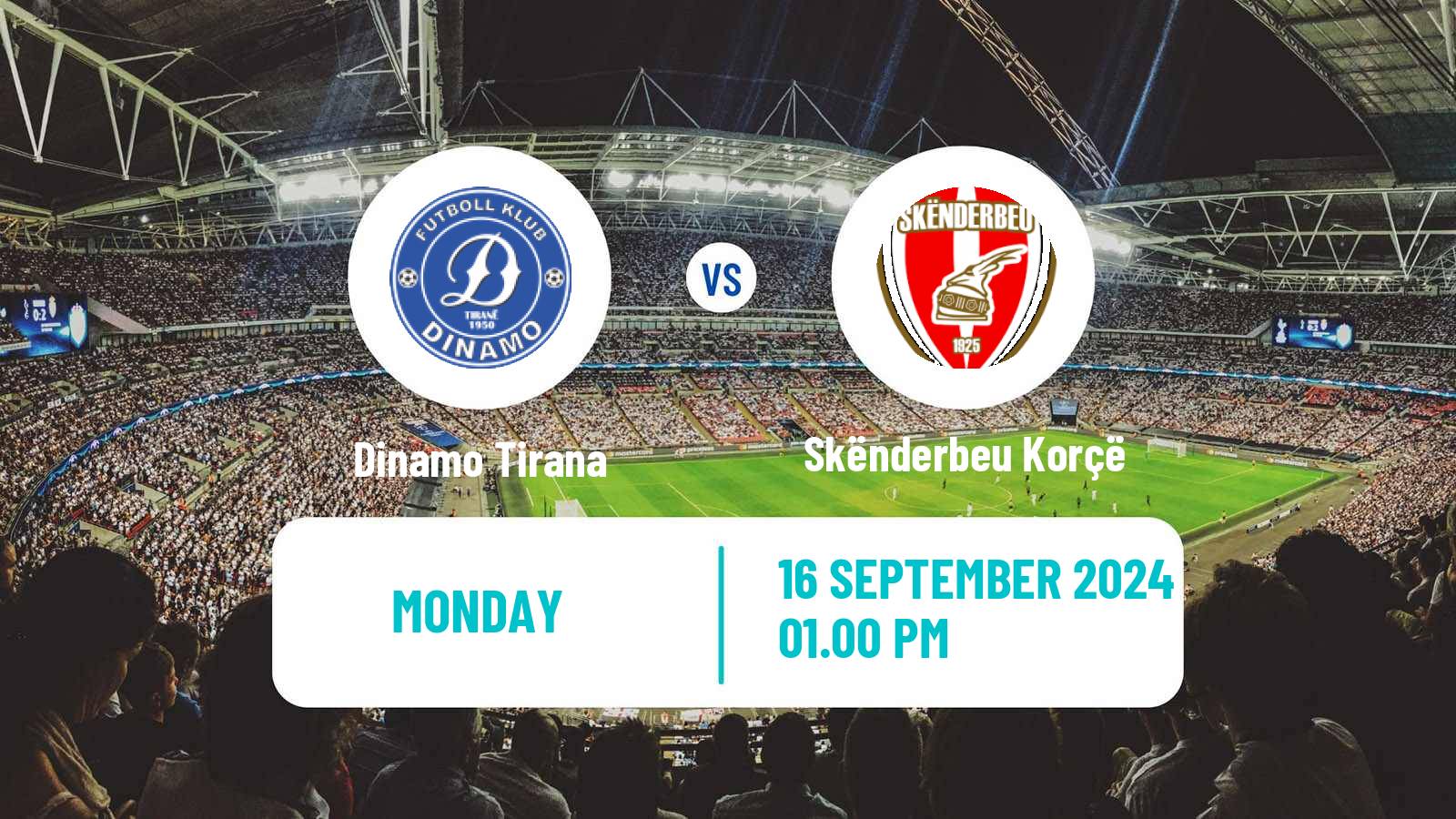 Soccer Albanian Super League Dinamo Tirana - Skënderbeu Korçë