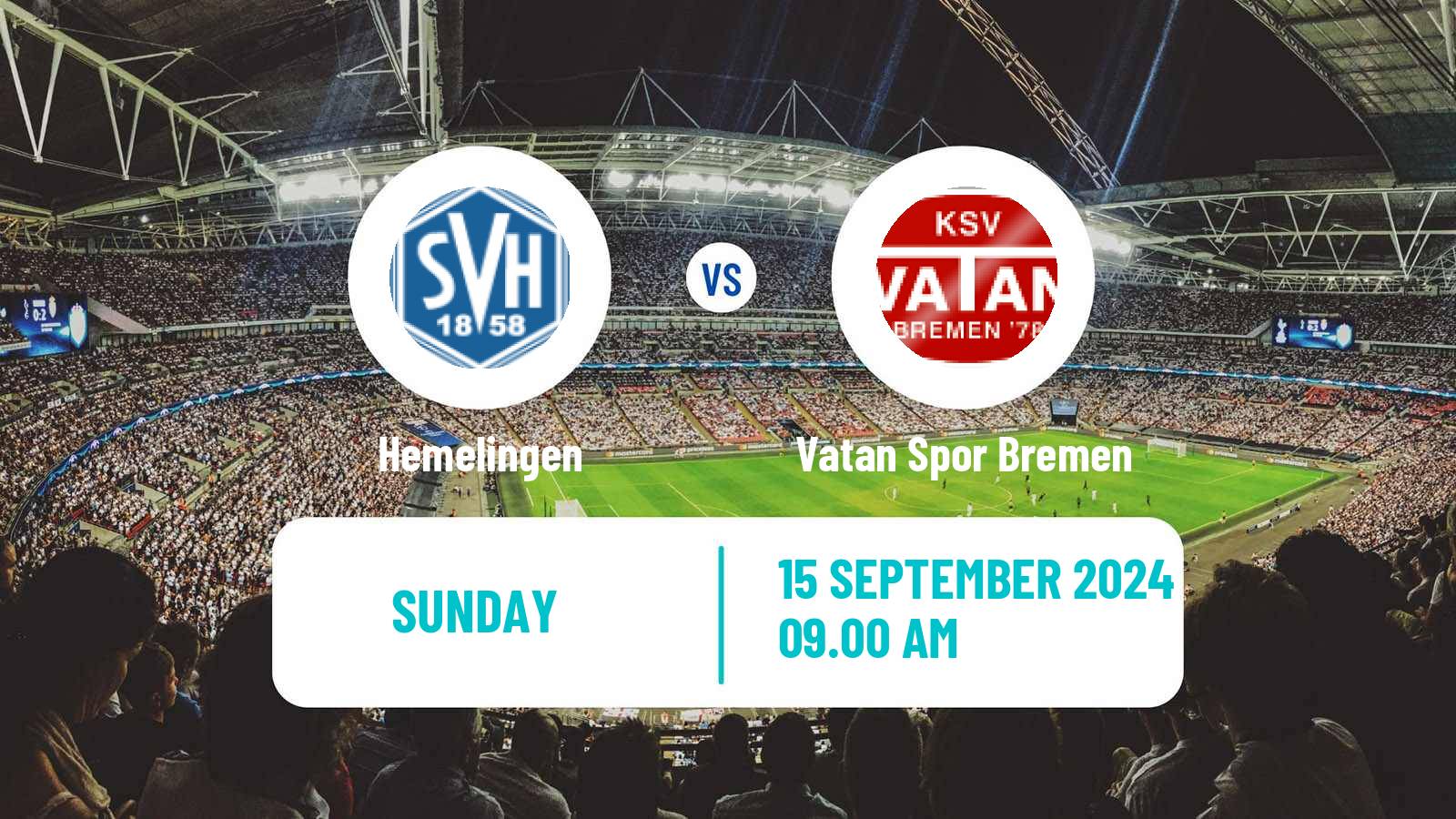 Soccer German Oberliga Bremen Hemelingen - Vatan Spor Bremen