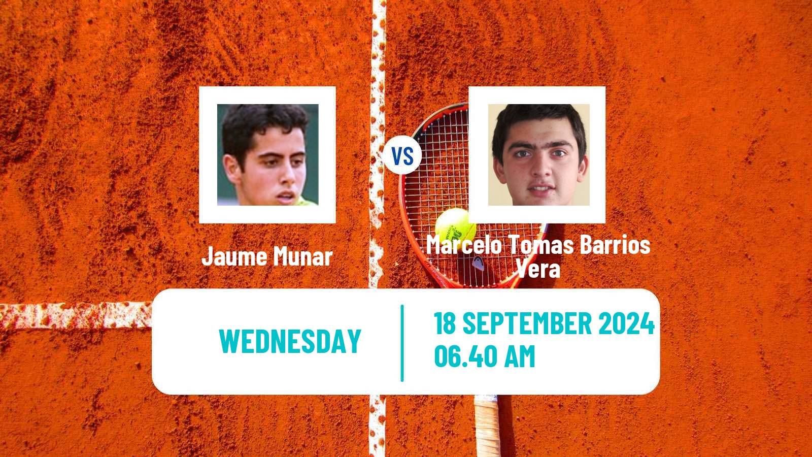 Tennis Bad Waltersdorf Challenger Men Jaume Munar - Marcelo Tomas Barrios Vera