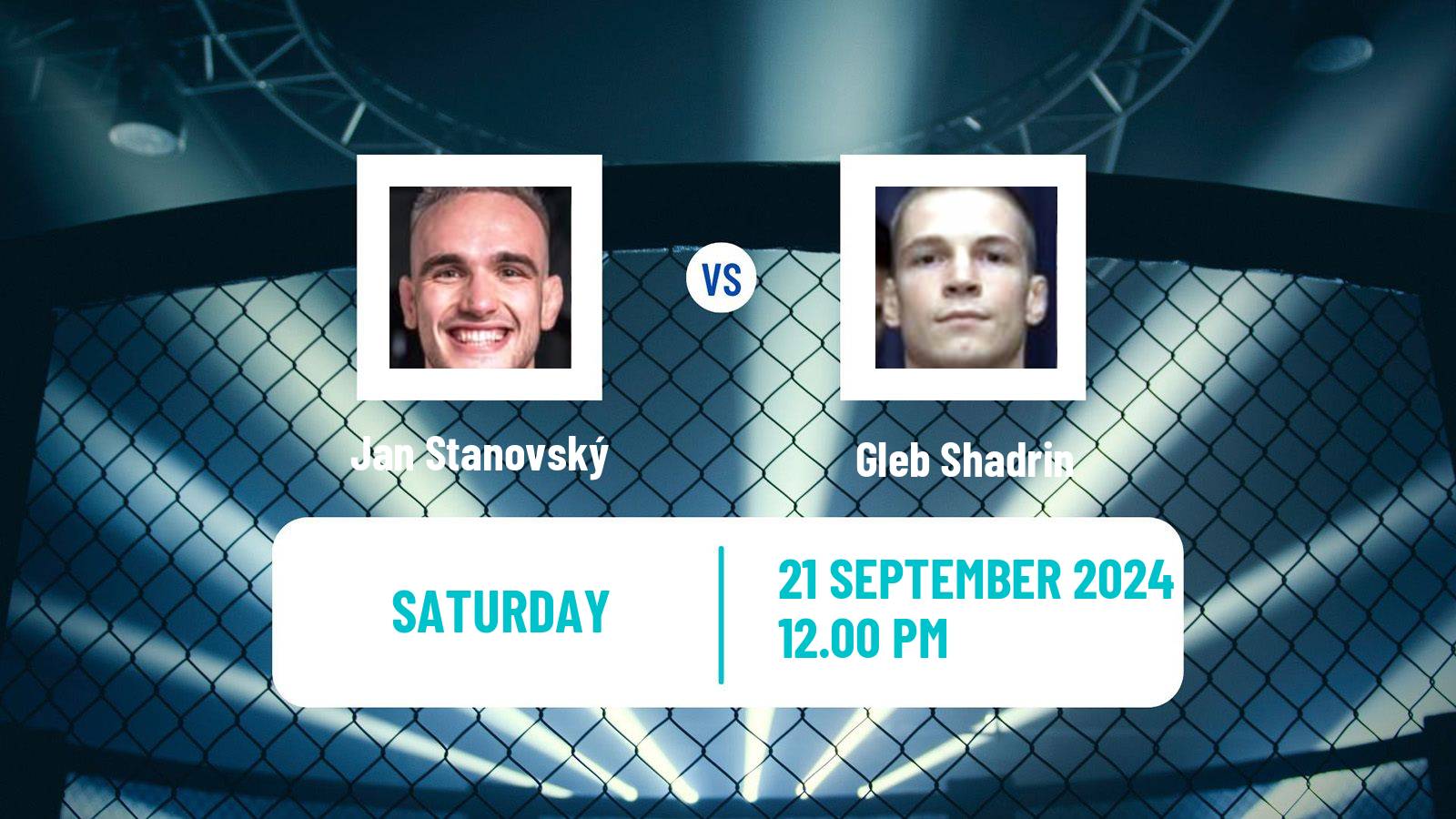 MMA Lightweight Oktagon Men Jan Stanovský - Gleb Shadrin