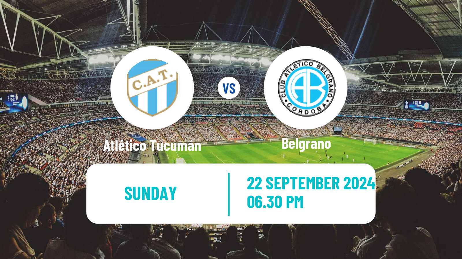 Soccer Argentinian Liga Profesional Atlético Tucumán - Belgrano