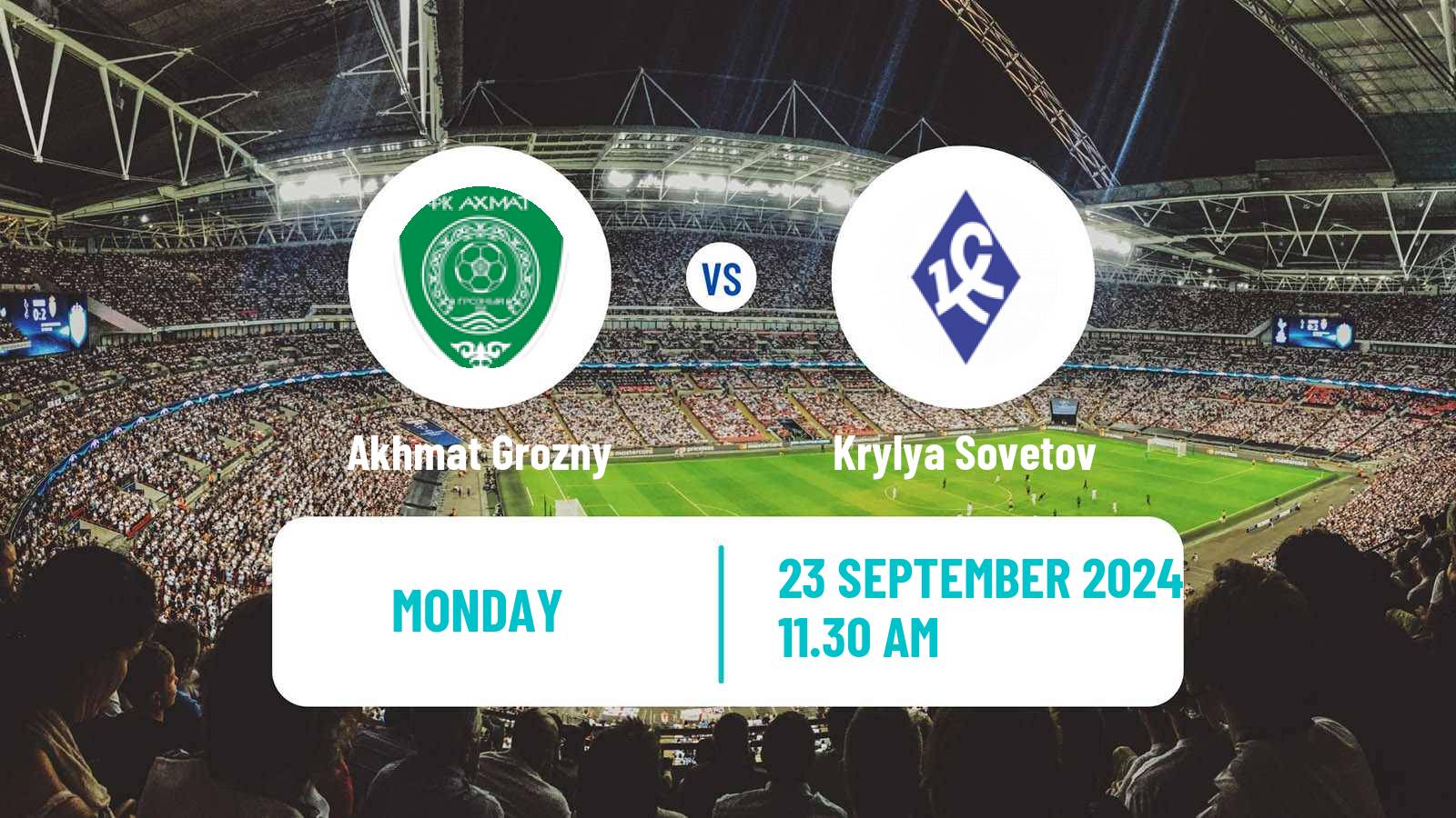 Soccer Russian Premier League Akhmat Grozny - Krylya Sovetov