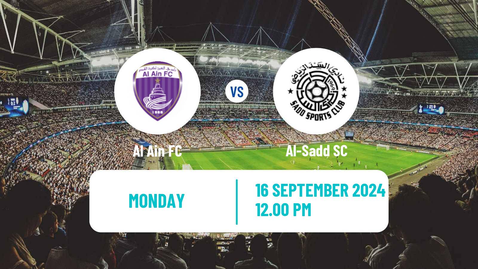 Soccer AFC Champions League Al Ain - Al-Sadd