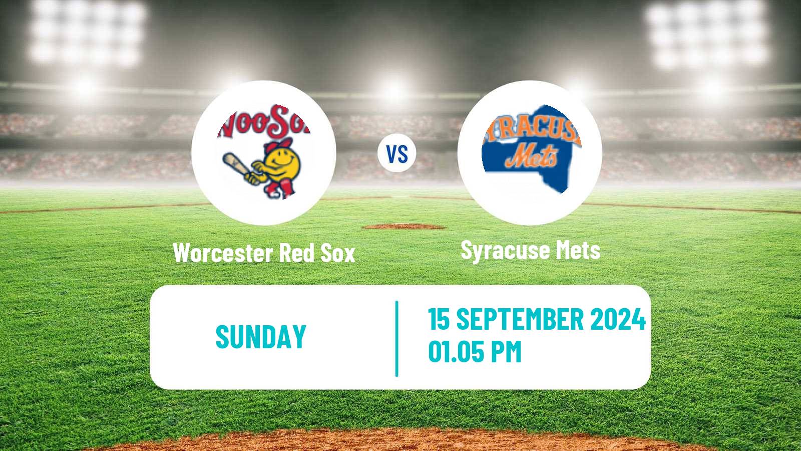 Baseball IL Worcester Red Sox - Syracuse Mets