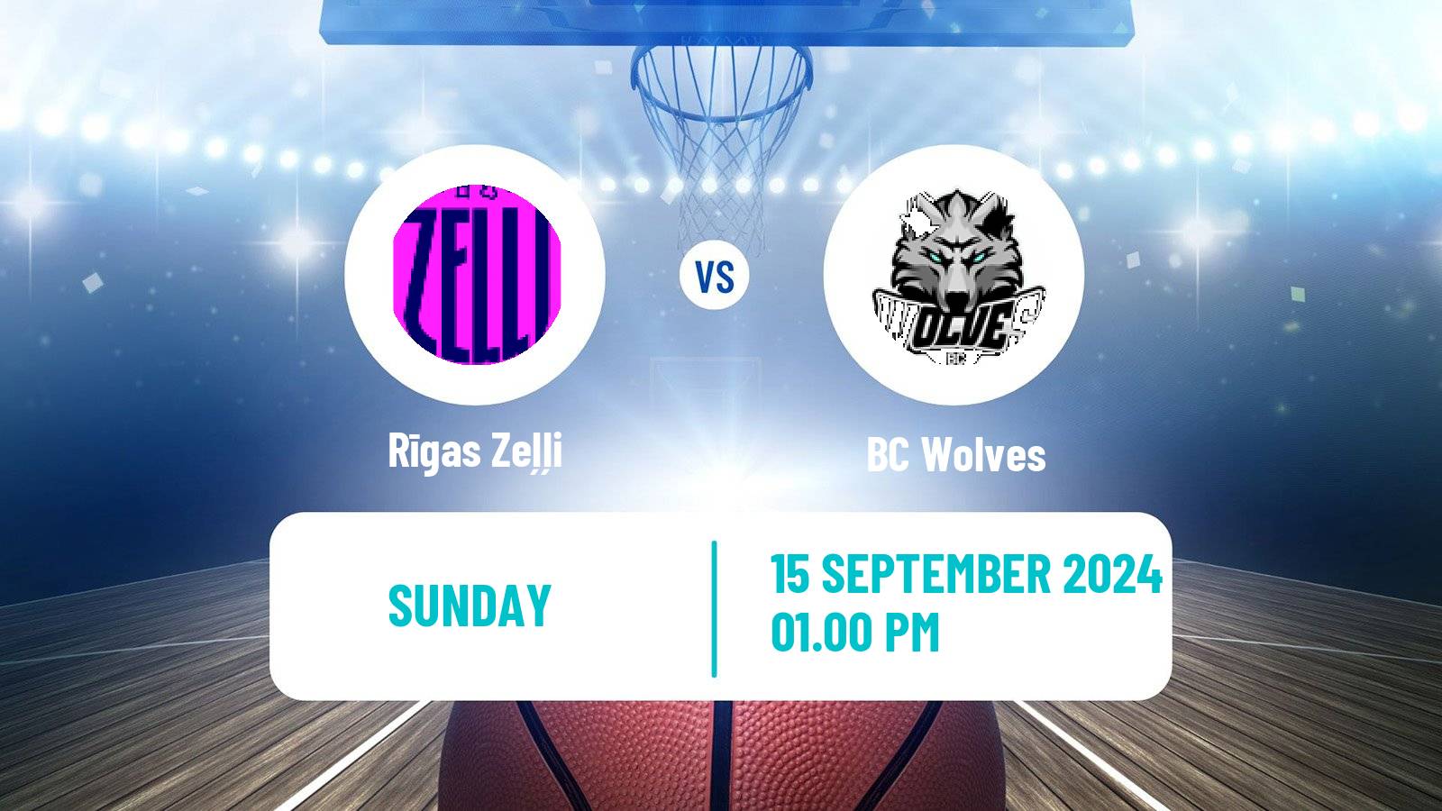 Basketball Club Friendly Basketball Rīgas Zeļļi - BC Wolves