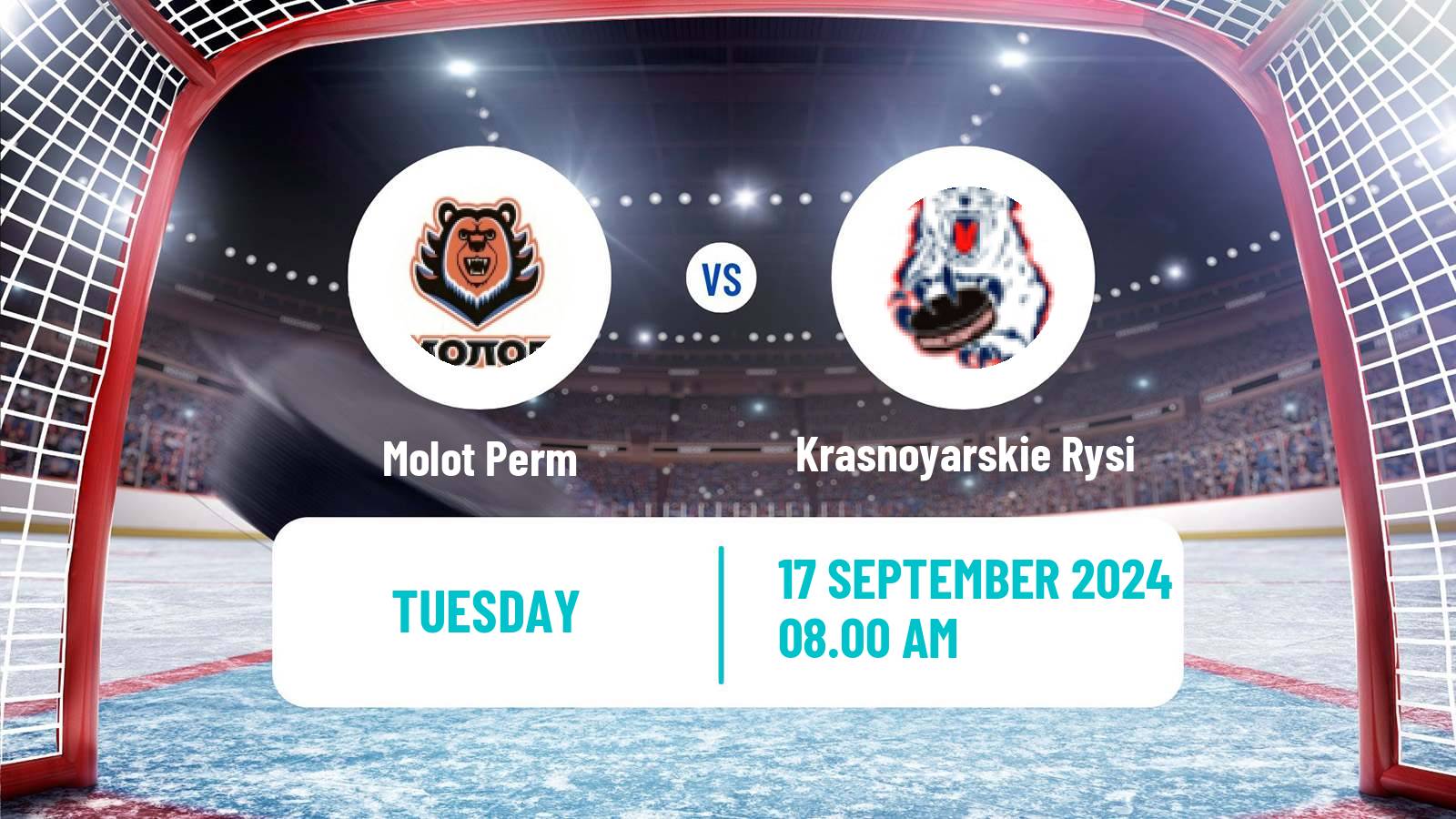 Hockey MHL Molot Perm - Krasnoyarskie Rysi