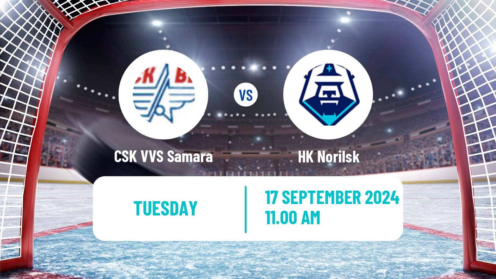 Hockey VHL CSK VVS Samara - Norilsk