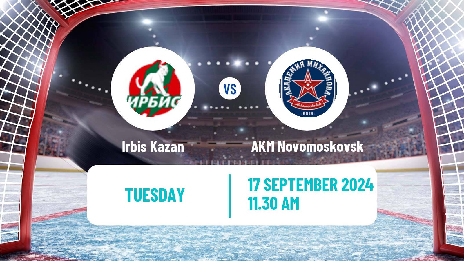 Hockey MHL Irbis Kazan - AKM Novomoskovsk